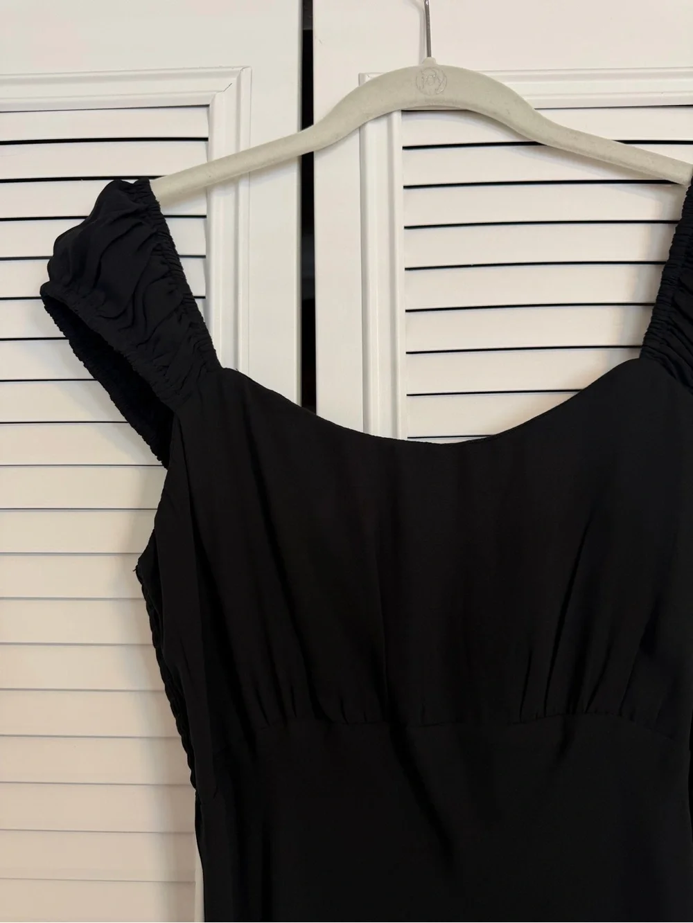 Abercrombie Black Slip Midi Dress - size M